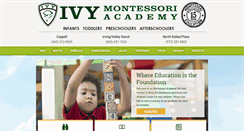 Desktop Screenshot of ivymontessoriacademy.com